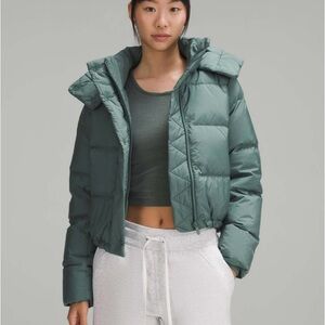 Lululemon Medium Forest Cropped Jacket 600-fill-power